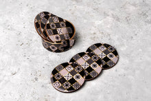 Load image into Gallery viewer, Charcoal Meraki Coasters
