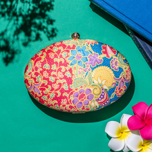 Load image into Gallery viewer, Batik Clutch Bag - Siam Blue