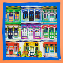 Load image into Gallery viewer, Colorful Rowhouse Print Scarf
