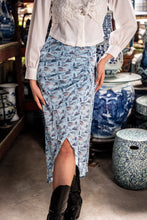Load image into Gallery viewer, Chinoiserie Draped Skirt