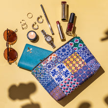 Load image into Gallery viewer, Chinatown Travel Pouch - Royal Blue