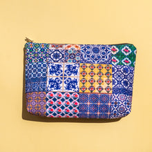 Load image into Gallery viewer, Chinatown Travel Pouch - Royal Blue
