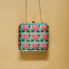 Load image into Gallery viewer, Timeless Heritage Box Clutch - Turqouise