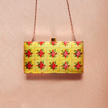 Load image into Gallery viewer, Art Deco Rectangular Clutch - Small