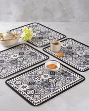 Load image into Gallery viewer, Layla : The Black and White Series Placemats (Set of 6)