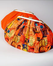 Load image into Gallery viewer, Jaipur Solid Orange Clutch Bag