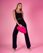 Load image into Gallery viewer, Osaka Solid Fuchsia Clutch Bag