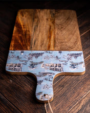 Load image into Gallery viewer, Chinoiserie Cheese Board- Cerulean Blue