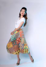 Load image into Gallery viewer, Peranakan Pleated Midi Skirt - Tuscany
