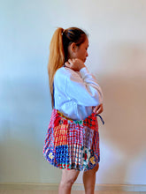 Load image into Gallery viewer, Red Upcycled Tote Bag