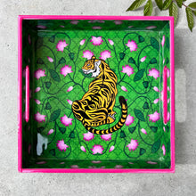 Load image into Gallery viewer, Lucky Tiger Tray and Coaster Set