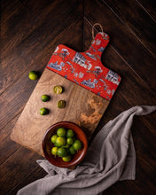 Load image into Gallery viewer, Chinoiserie Cheese Board- Burnt Orange