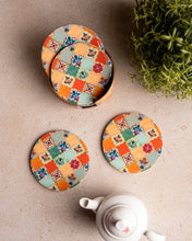 Load image into Gallery viewer, The Koi Orange Meraki Coasters
