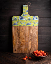 Load image into Gallery viewer, Chinoiserie Cheese Board- Lime Green