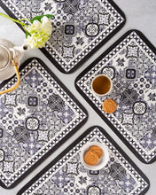 Load image into Gallery viewer, Layla : The Black and White Series Placemats (Set of 6)