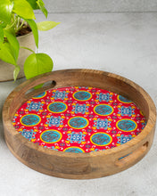 Load image into Gallery viewer, The Blue Merlion Series Mangowood Tray