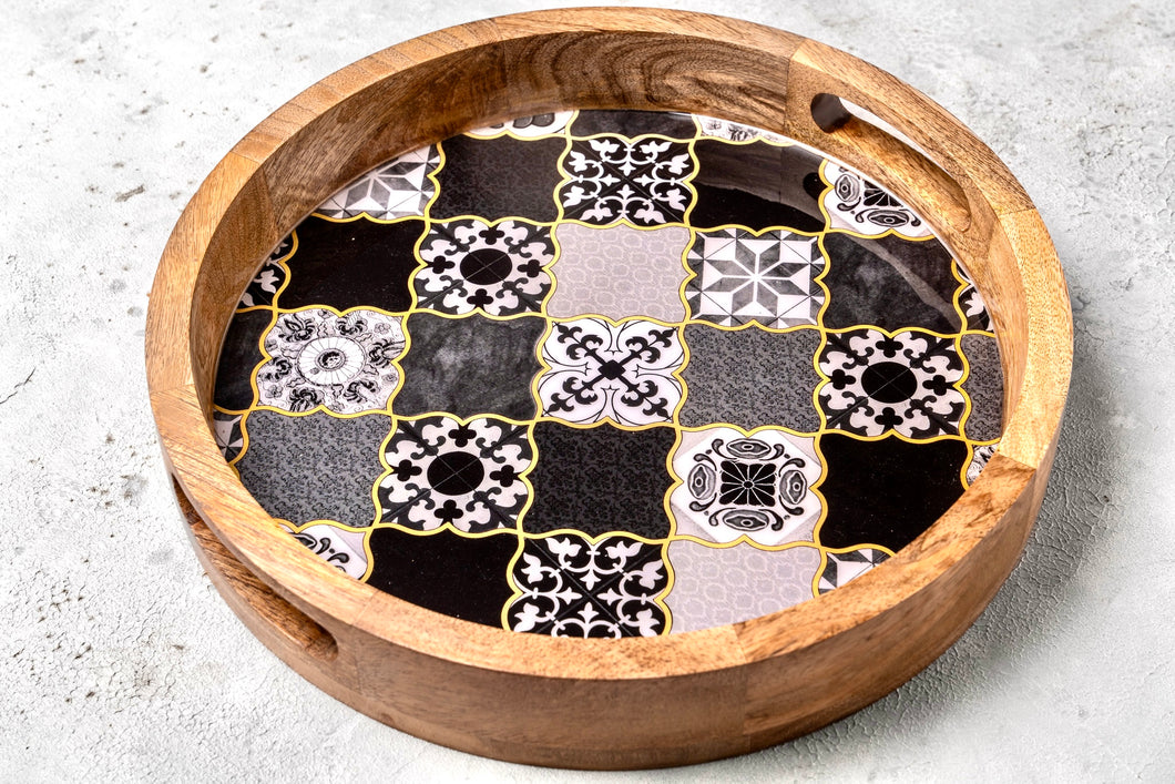 Charcoal Meraki Tray