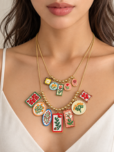 Load image into Gallery viewer, Nyonya Garden Necklace Set
