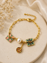 Load image into Gallery viewer, Emerald Hill Two Tiles Bracelet (Mixed Colour)
