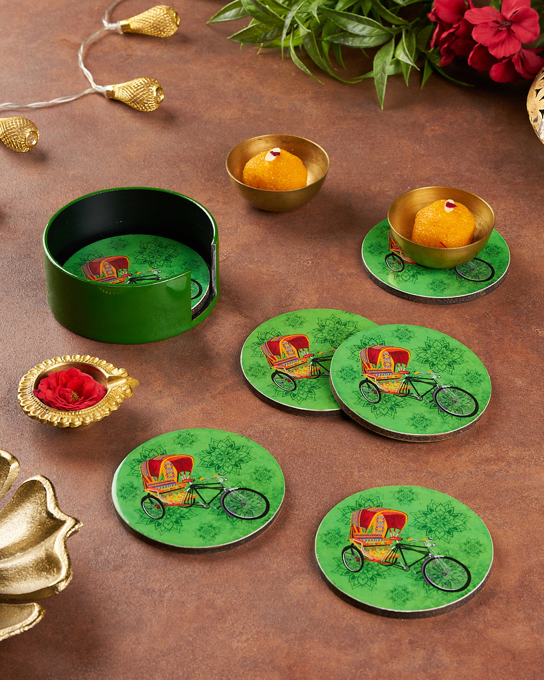 Cycle Rickshaw Coasters