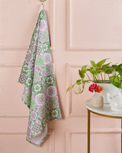 Load image into Gallery viewer, Tea Towel- Peranakan series (Olive)
