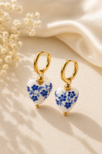 Load image into Gallery viewer, Porcelain Heart Earrings
