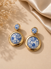 Load image into Gallery viewer, Indigo Garden Earrings
