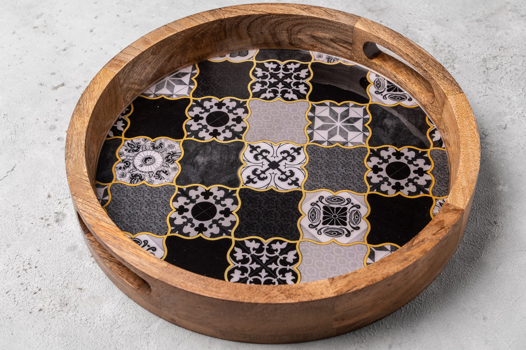 Charcoal Meraki Tray