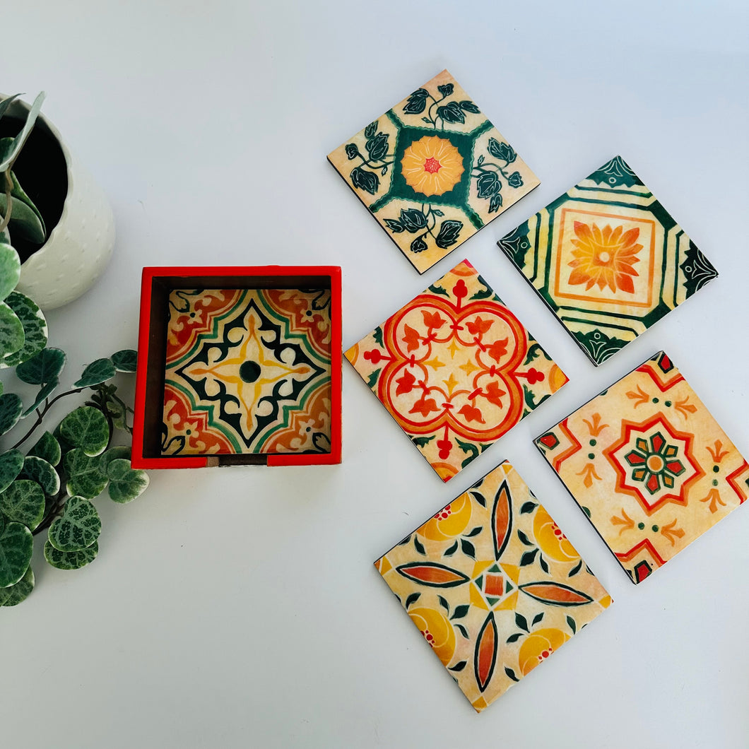 Amber Artistry Collection Coasters