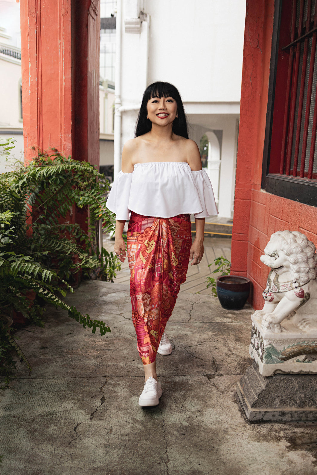 Joo Chiat Skirt (Fuschia)