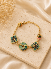 Load image into Gallery viewer, Emerald Hill Two Tiles Bracelet (Green)
