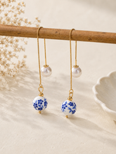 Load image into Gallery viewer, Porcelain Pearl Earrings
