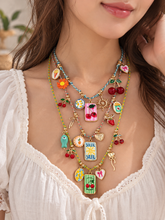 Load image into Gallery viewer, Cherry on Top Charm Necklace
