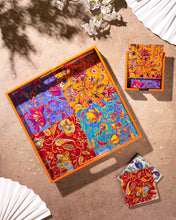 Load image into Gallery viewer, Batik Art Square Tray
