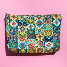 Load image into Gallery viewer, Peranakan Tiles Design Travel Pouch - Collage
