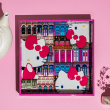 Load image into Gallery viewer, Hello Kitty x Photo Phactory Rowhouse Square Tray - Pink

