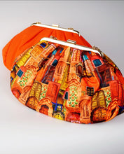 Load image into Gallery viewer, Jaipur Solid Orange Clutch Bag
