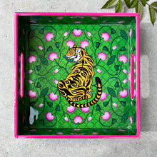 Load image into Gallery viewer, Lucky Tiger Tray and Coaster Set
