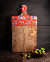 Load image into Gallery viewer, Chinoiserie Cheese Board- Burnt Orange
