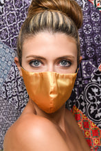 Load image into Gallery viewer, Satin Mask - Gold (Twin Set)
