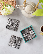 Load image into Gallery viewer, Layla  : The Black and White Series Coasters
